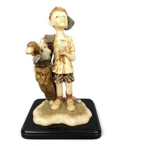 1999 Beachcombers Intl Boy Golf Figure Statue 0246